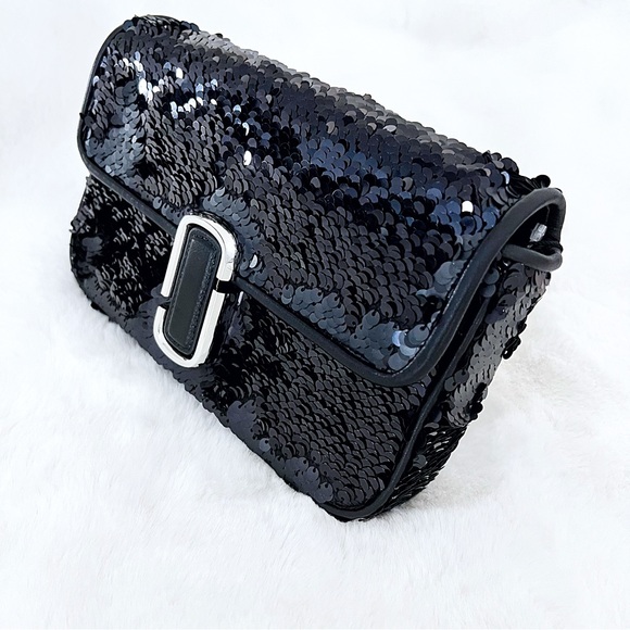 MARC JACOBS Black Sequin The Sequin J Bag - Picture 5 of 15